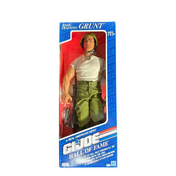 Vintage G.I. Joe Hall of Fame Basic Training Grunt 12" Action Figure Hasbro 1992 - Picture 1 of 11